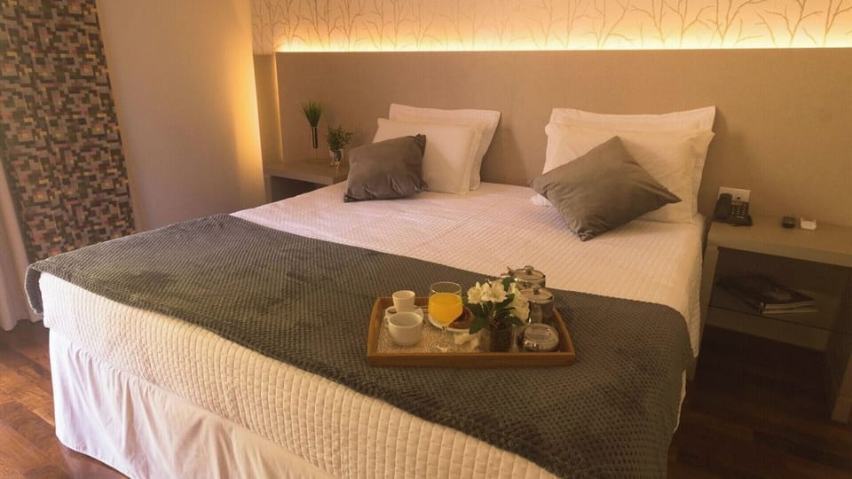 Sink into crisp linens and enjoy breakfast in bed slowly