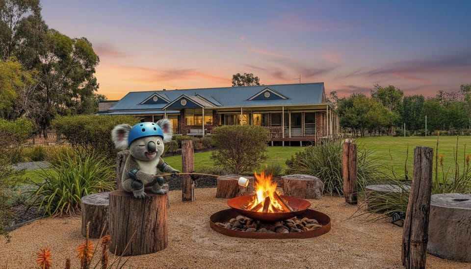 Marshmellows by the river