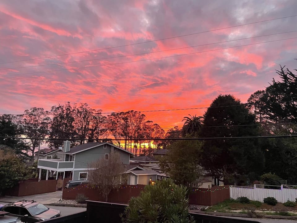 Sunset view as recently captured by a guest