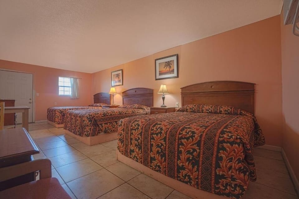 Relax into a cozy night’s sleep in a calm, roomy layout.