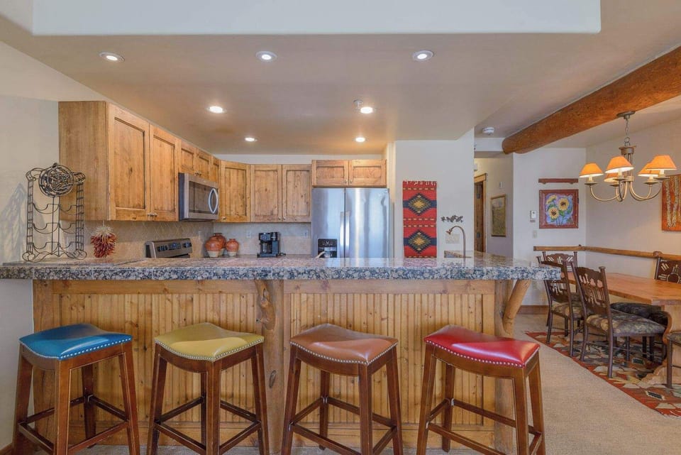 Fully stocked kitchen