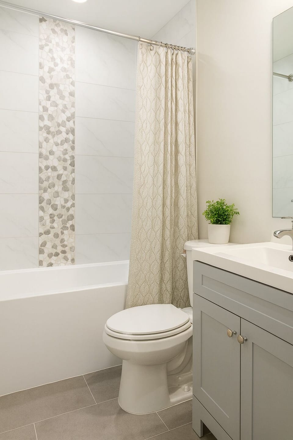 Relaxing atmosphere with a clean, clutter-free environment.