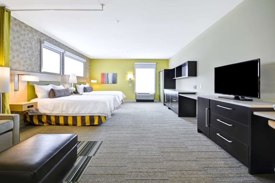 Stretch out in a spacious studio with bright, airy comfort.