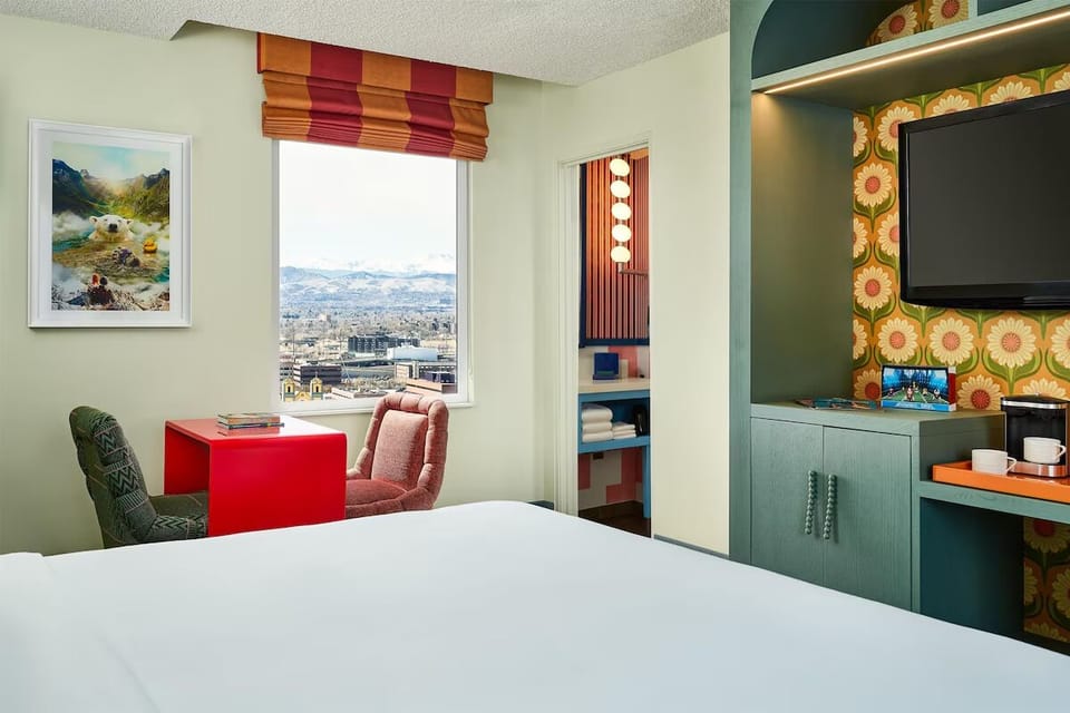 Bedroom. Interior and views may vary based on location and availability