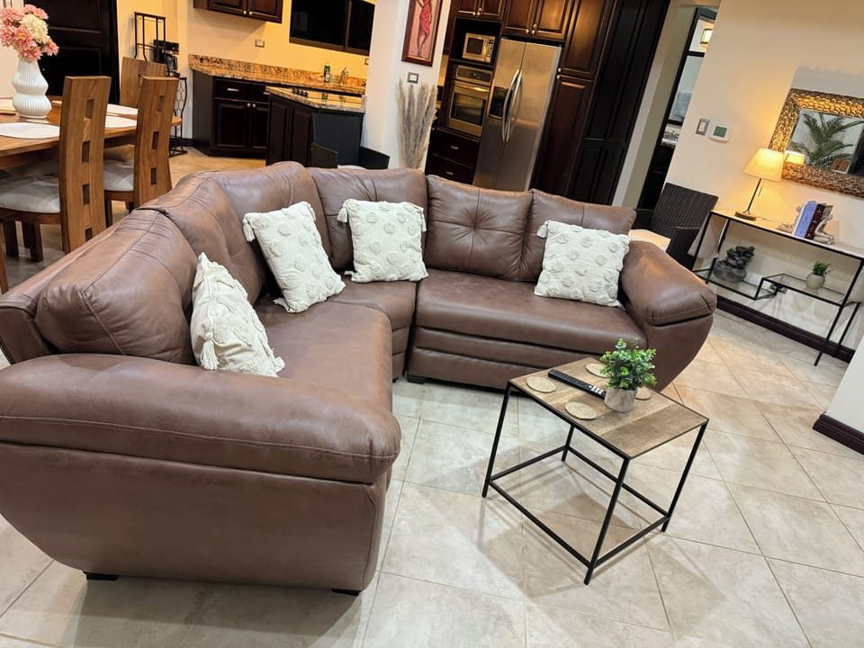 Spacious living room for family time