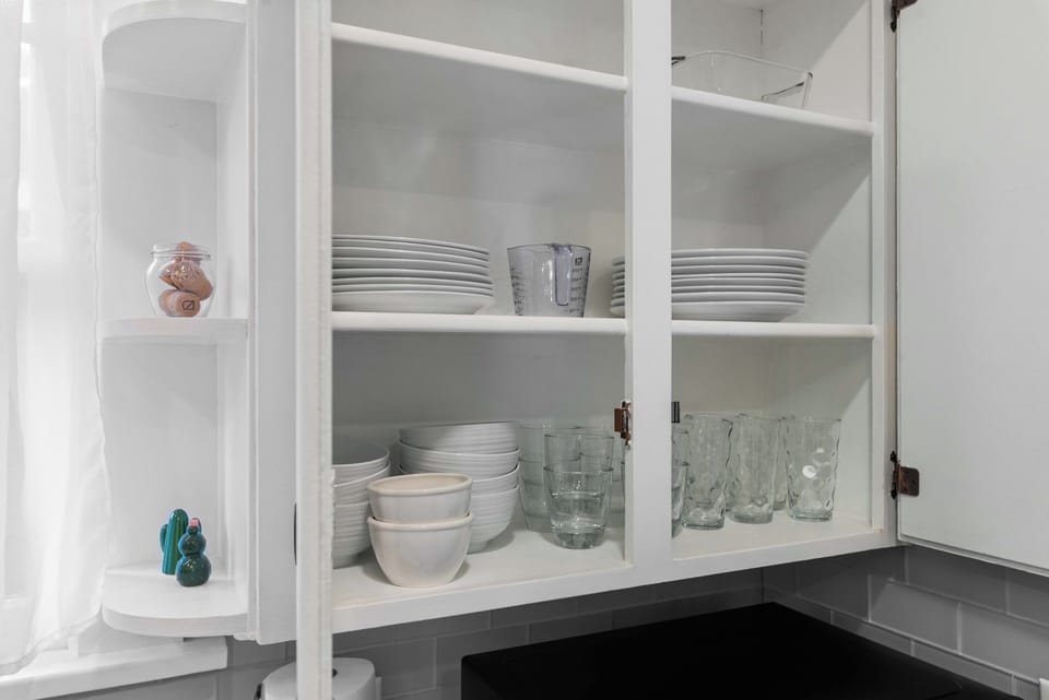 Well-organized kitchen essentials 