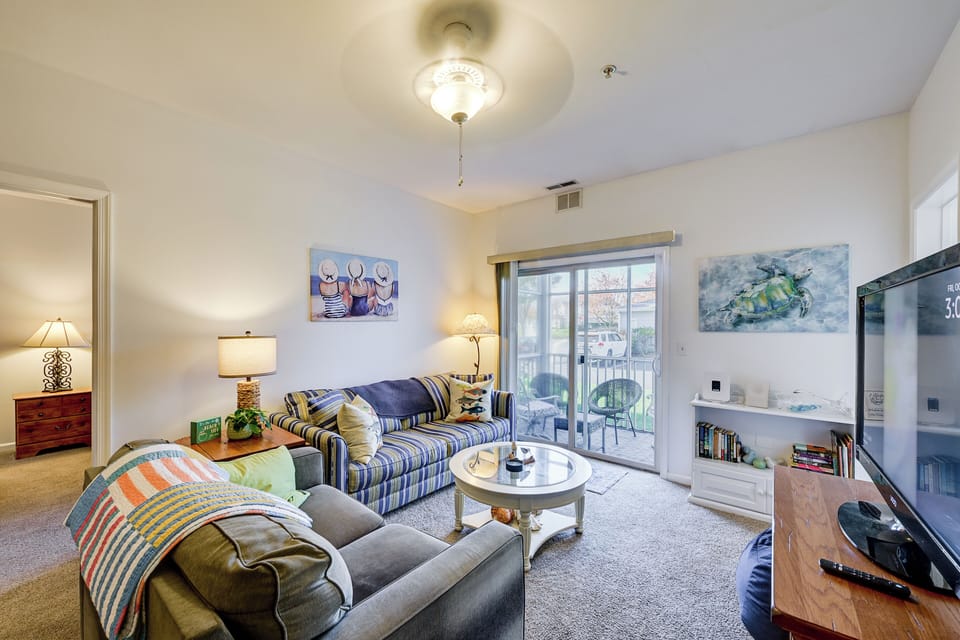 Lewes Vacation Rental | 2BR | 2BA | 986 Sq Ft | Step-Free Access