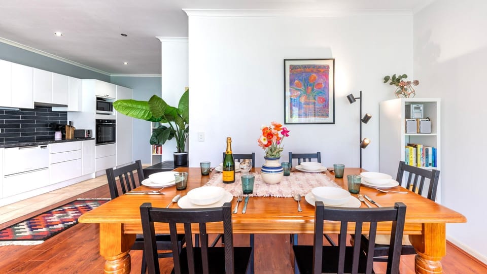 Enjoy family meals or entertaining guests in this spacious dining area.