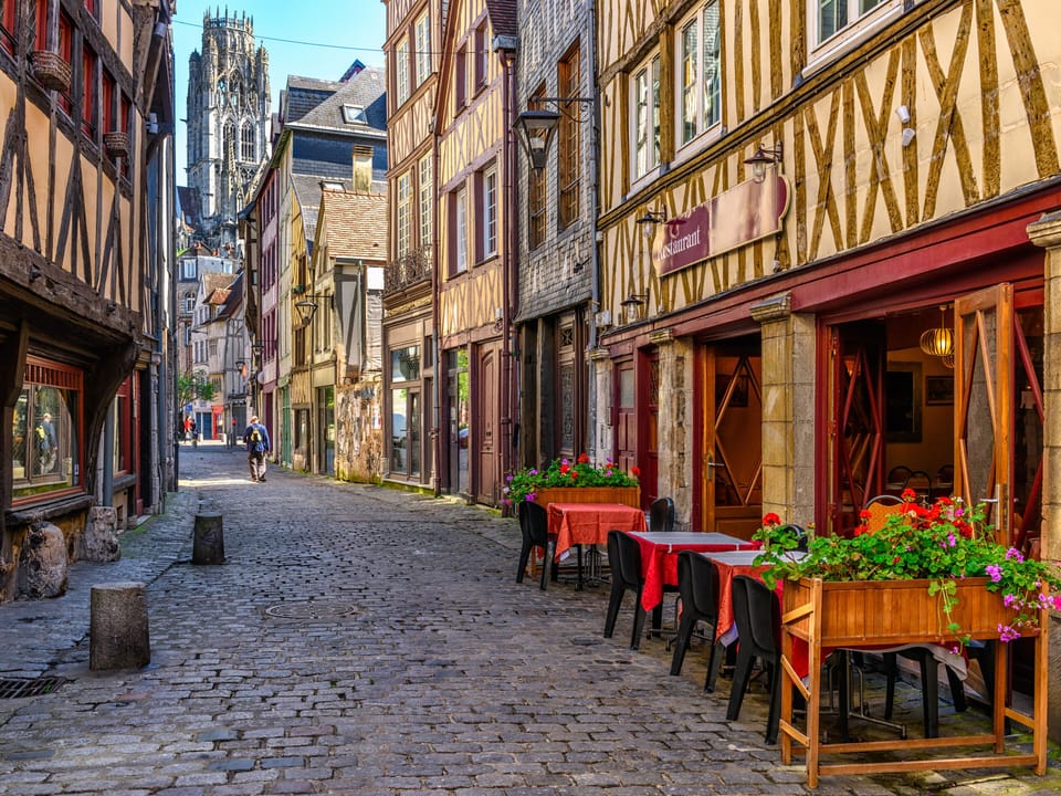 Ruelle normande au coeur de Rouen
