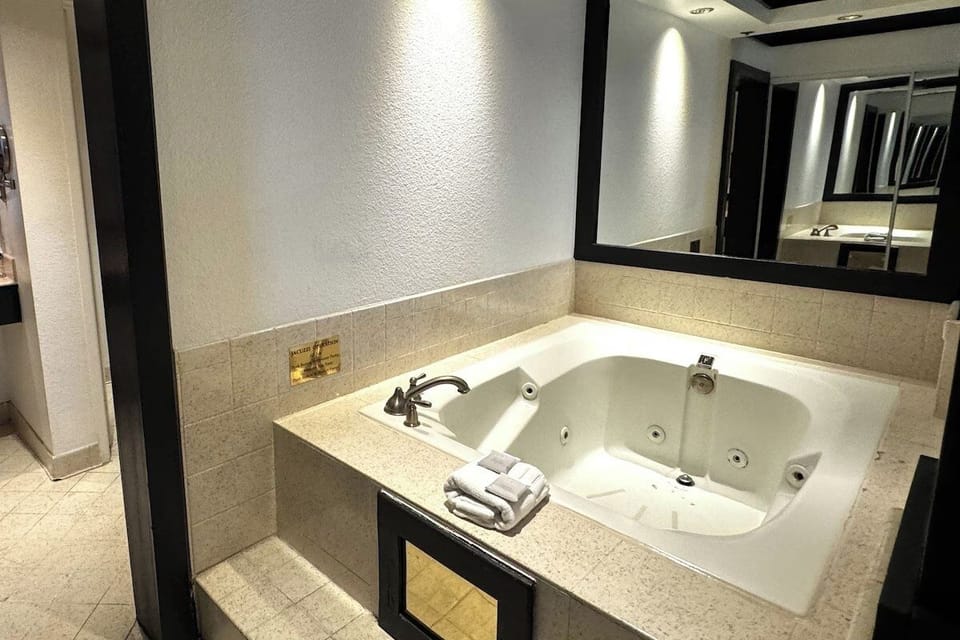 Soak in the jetted tub and melt away stress.