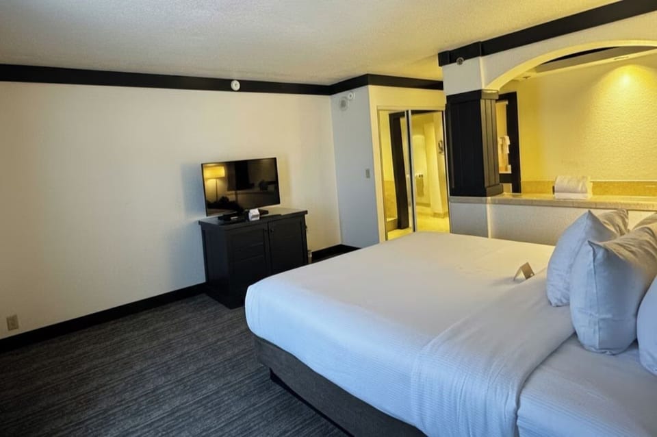 End the night in comfort with easy in-room entertainment.