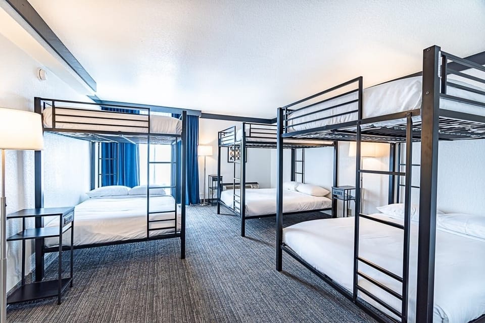 Gather everyone together in a bright, spacious bunk room.
