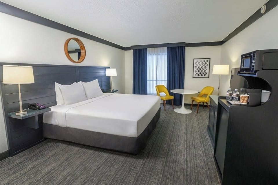 Wake refreshed and enjoy easy in-room coffee and snacks.