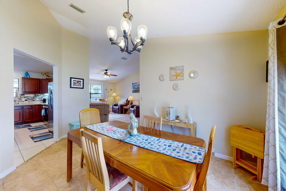 Gather around the dining table to eat your favorite meals with friends & family