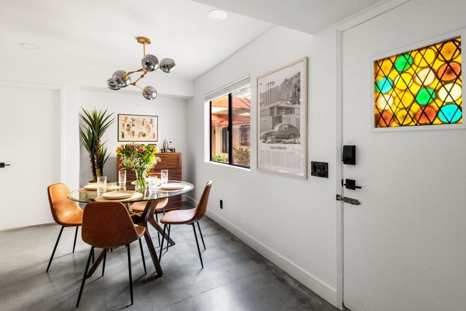 Enjoy a smooth flow from the cozy living room to the bright and welcoming dining area.