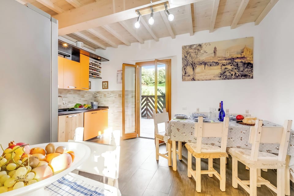 Kitchen and dining area