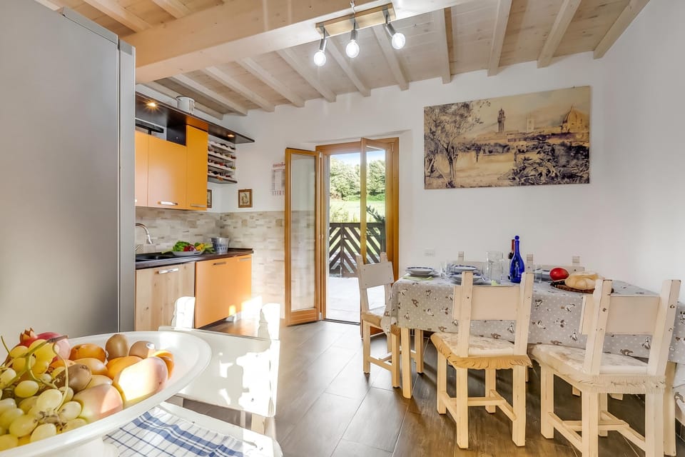 Kitchen and dining area