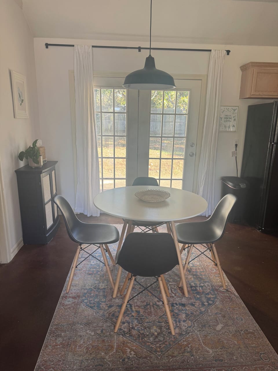 Kitchen table with addition seating at the kitchen counter
