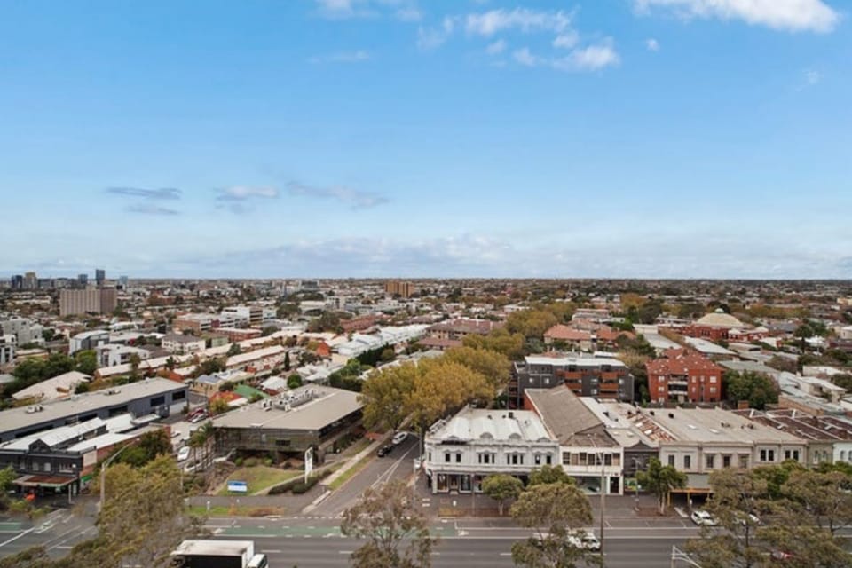 City view and the surrounding area.