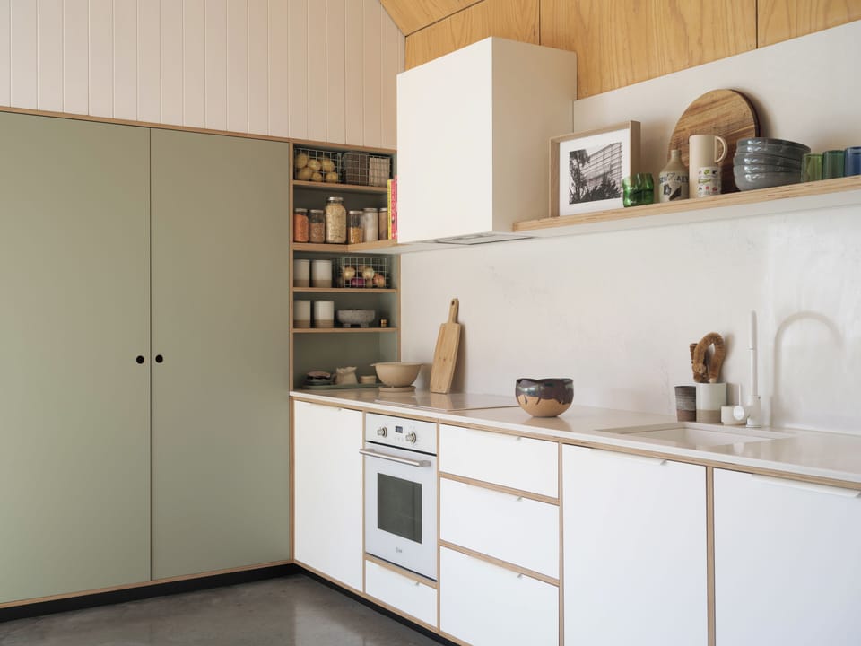 Open plan kitchen area