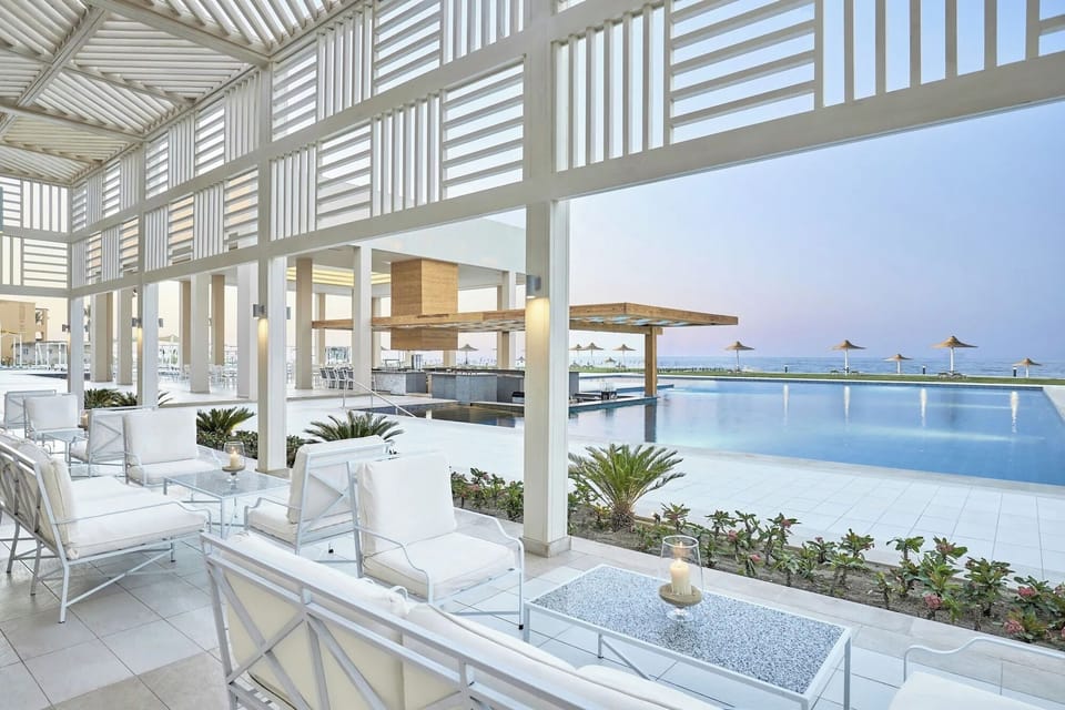 Lounge with Swimming Pool View