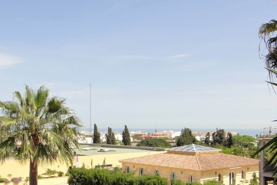 Partial sea views from first floor terrace