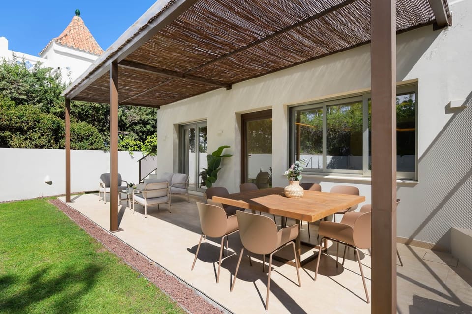 Villa jazmines II covered terrace al fresco dining lounge