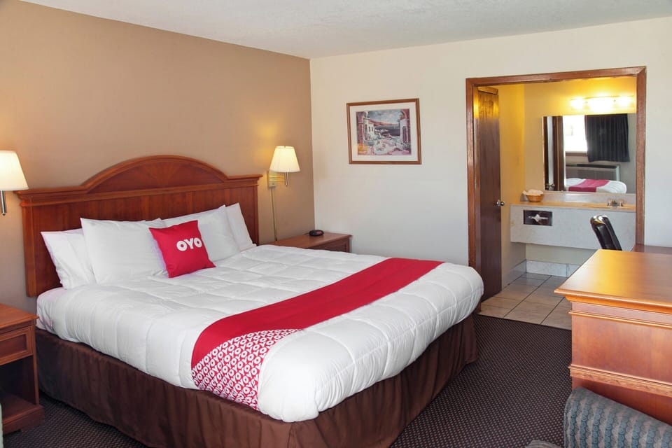 Bedroom. Interior and views may vary based on location and availability.