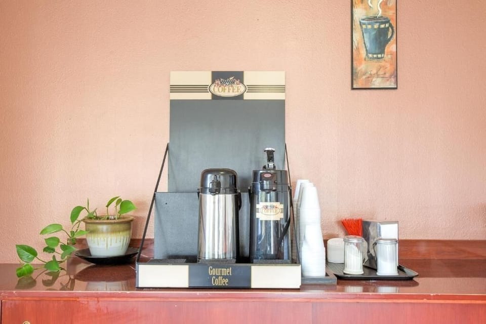 Start your morning with fresh coffee and easy self-serve comforts.