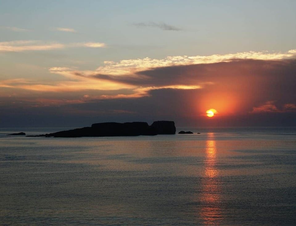 Sunrise view from the Villa