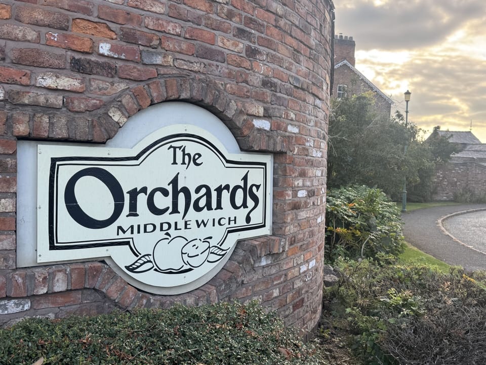On arrival look out for this sign on the wall