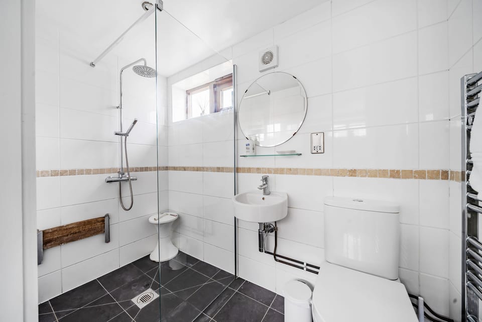 downstairs shower room