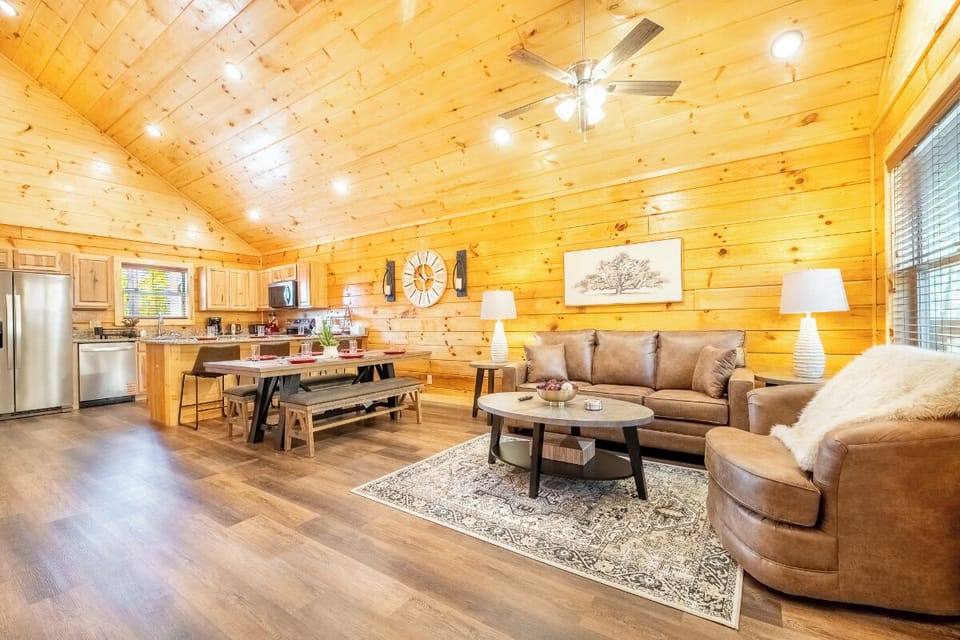Enchanted Pines' cozy living area