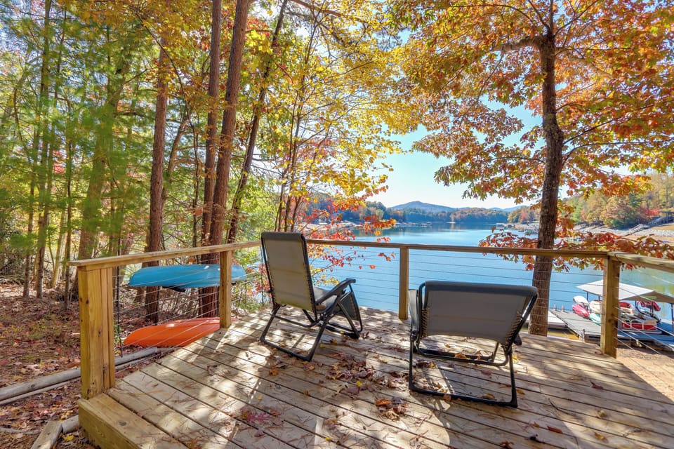 Blairsville Vacation Rental | 1BR | 1BA | Steps Required | 800 Sq Ft