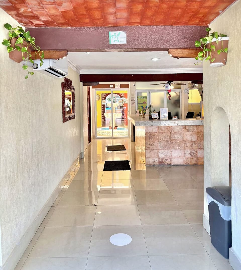 Step into a bright, welcoming lobby with easy check-in.