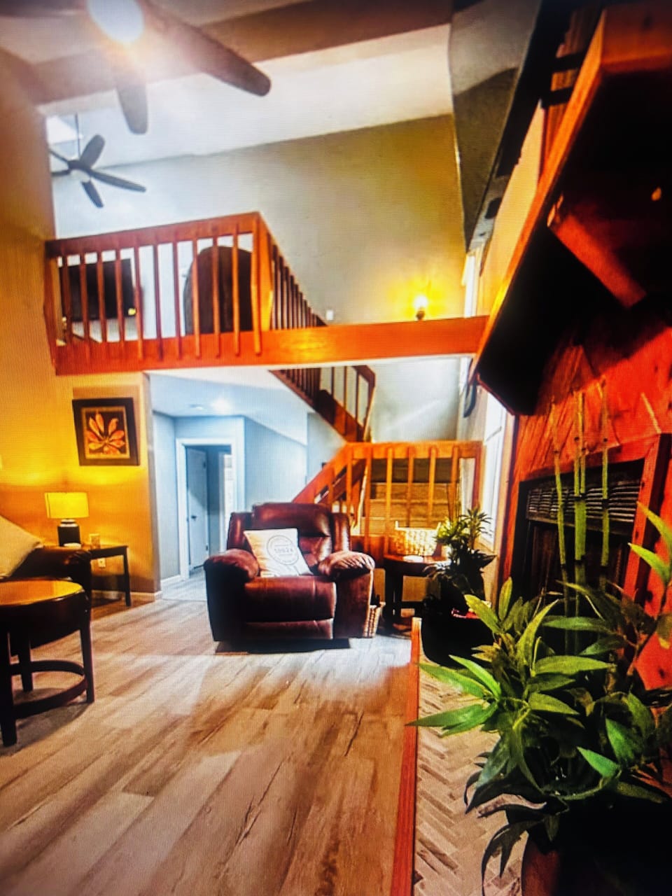 Stunning open floor plan in the main living area.