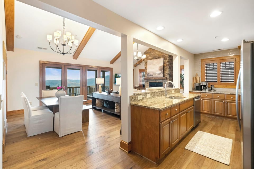 Open Floor Plan---Cathedral Ceilings, Mountain Views
