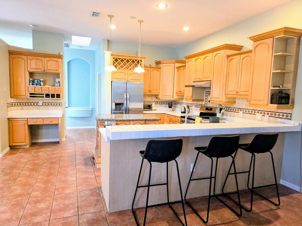 Spacious kitchen
