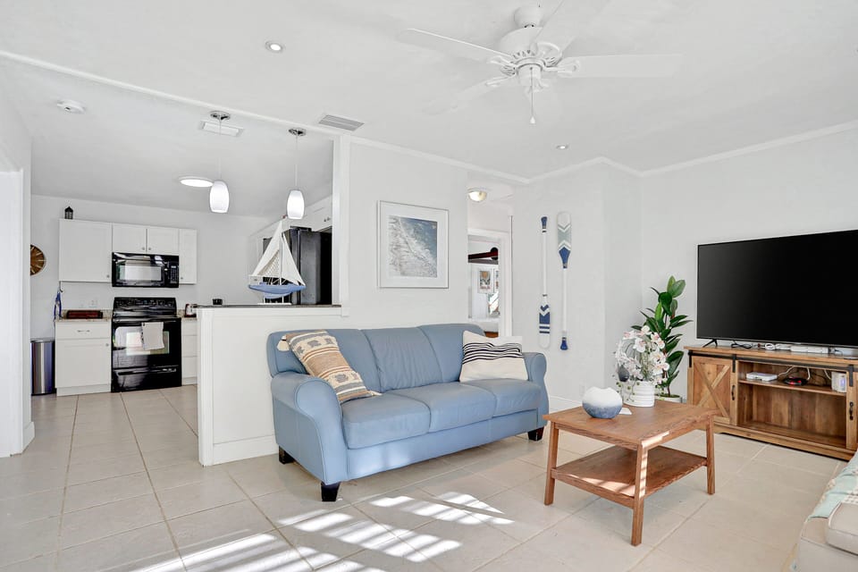 Spacious and open living area