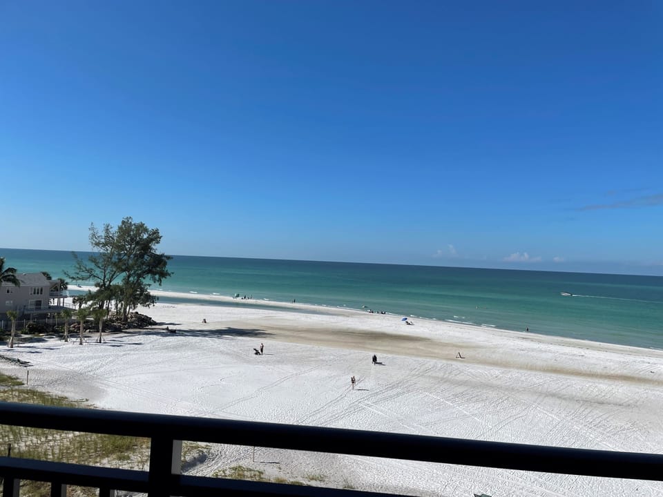 Private beach just about 500’ from condo