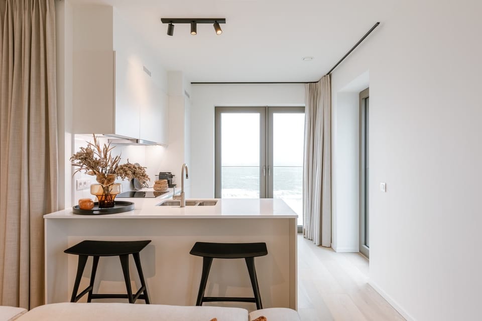 Open kitchen with a view