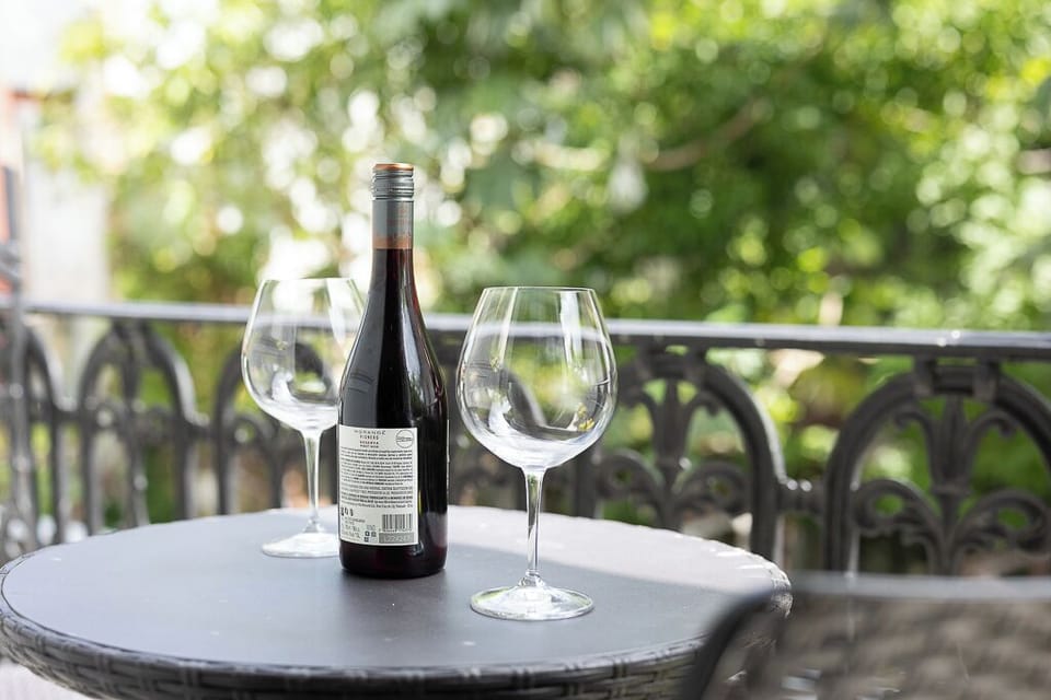 share a memorable glass of wine in the terrace 