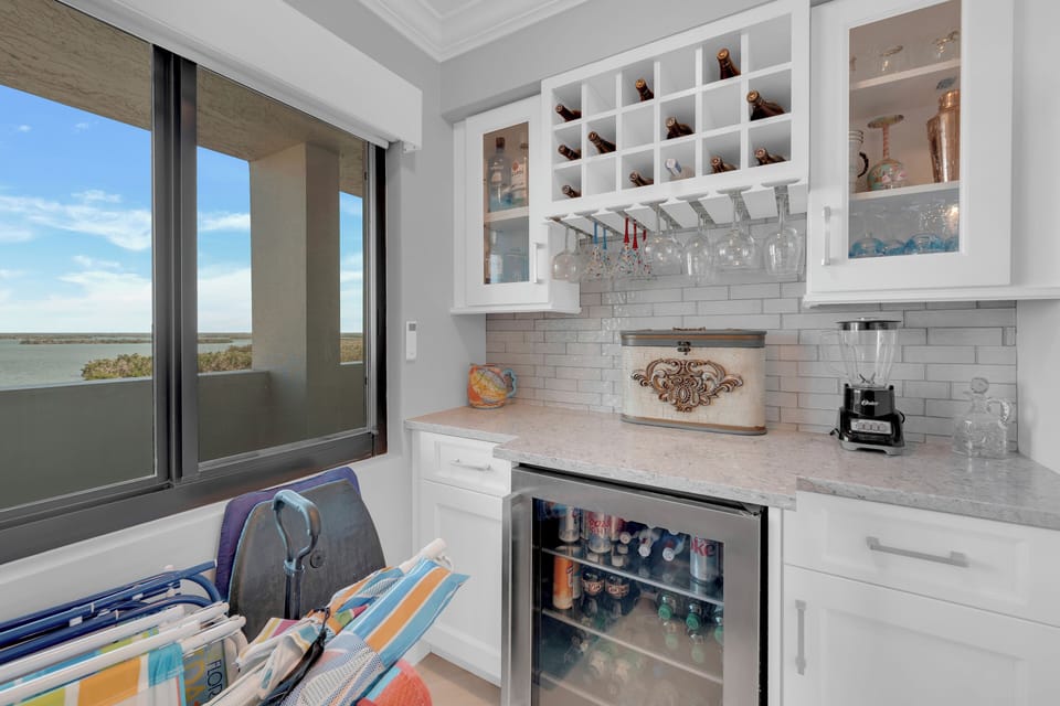 Bay views from your condo at Harbour Pointe 816