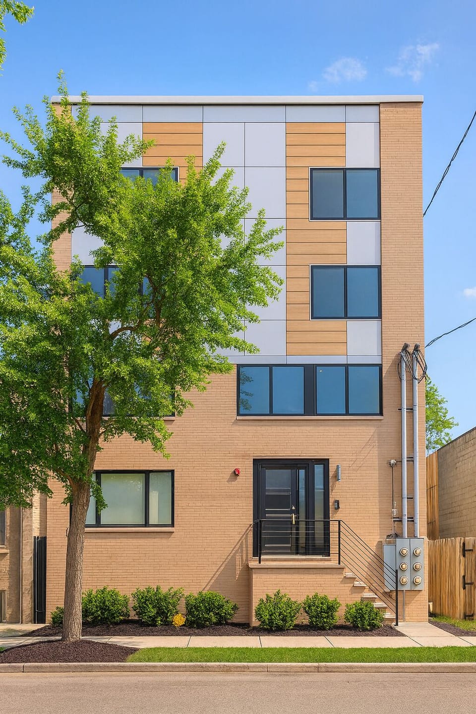 Well-maintained exterior with clean pathways and welcoming entrance.