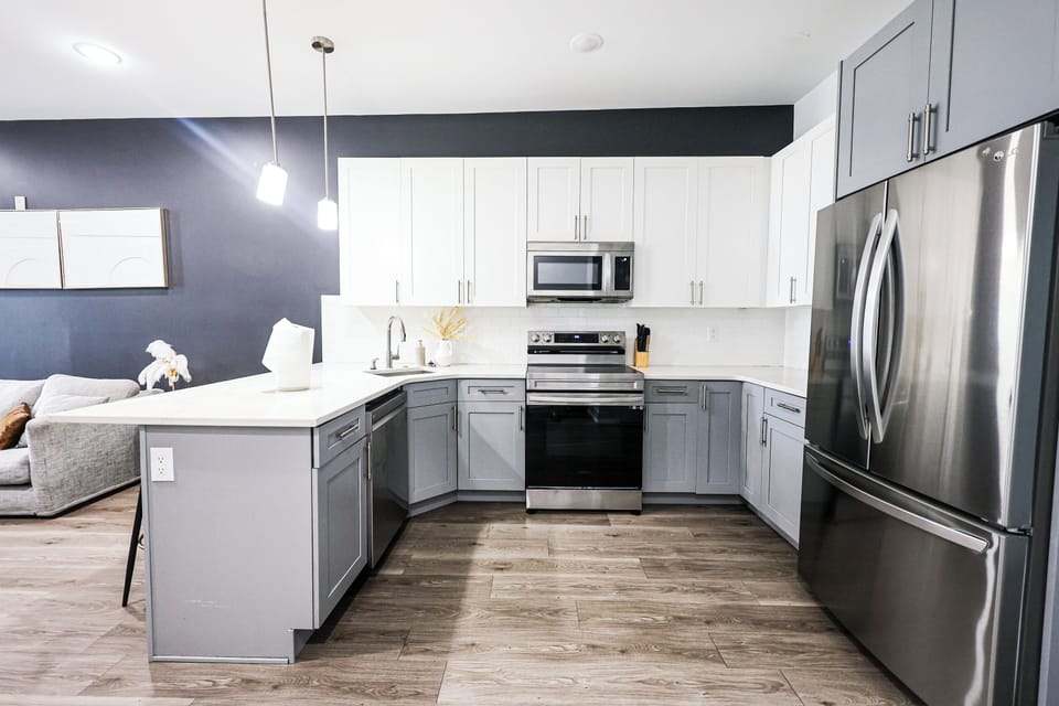A clean, well-organized kitchen for your cooking needs.

