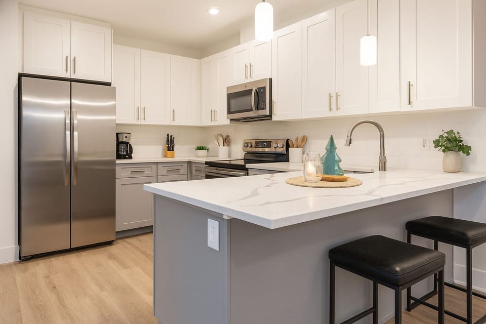 Homey kitchen equipped with everything you need to prepare your favorite meals.
