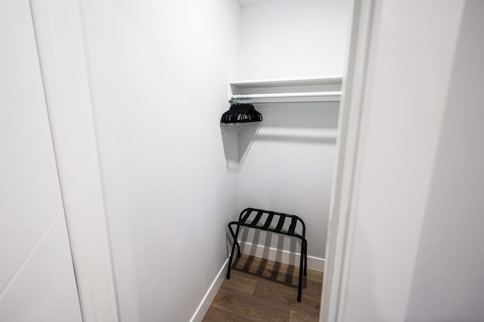 A convenient space to keep clothes and everyday essentials neatly organized