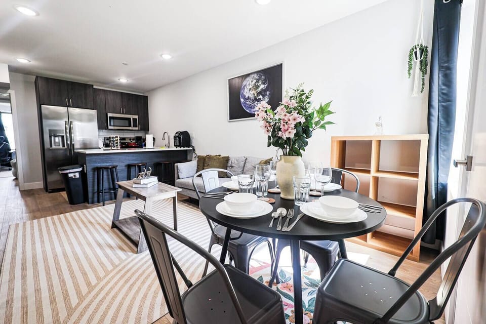 Comfortable seating arranged for conversation and relaxation.

