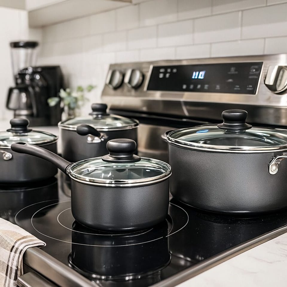 Fully equipped kitchen with cookware, dishes, and everything needed for home-style meals.