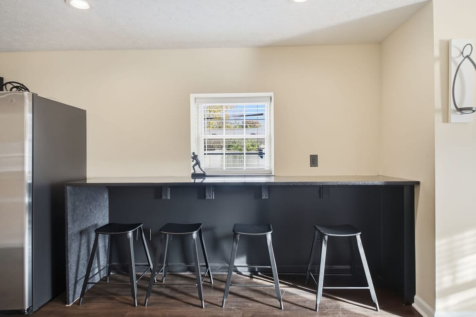 Bar Stool, Furniture, Indoors, Appliance, Refrigerator